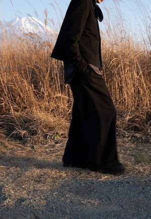 T-MICHEL / ''SHUFLLE'' Moleskin KINDERMAN WIDE PANTS
