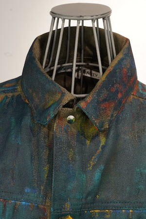 OPPOSE DUALITY /  6Pocket Panel Denim JKT Painted  Size 44   (220950)