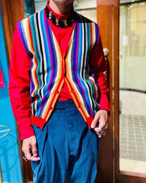 FANNI LEMMERMAYER×ARCD / Alpaca Knit Vest (Orange)