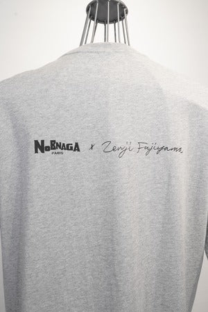 NOBNAGA Paris × Zenji Fujiyama /  Print T-Shirt  hikaritokage   (221058)