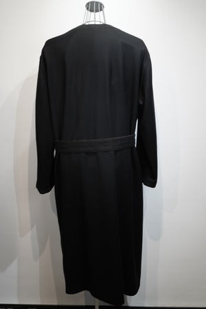 NOBNAGA Paris / ASYMMETRY NO-COLLAR REVERSIBLE COAT