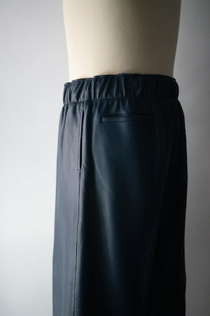 REVERBARATE / REV-24AW-LP01  LEATHER BELTED TROUSERS
