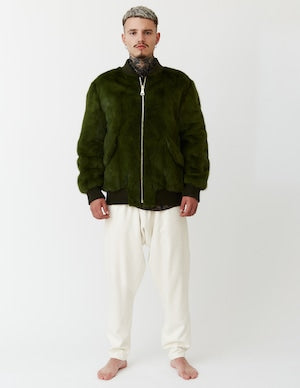 NOBNAGA Paris /  Mink Fur Rreversible MA-1Blouson   (220881)