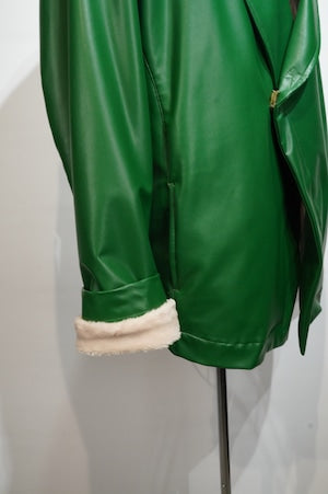NOBNAGA Paris / Faux Leather Biker Jacket (220824)