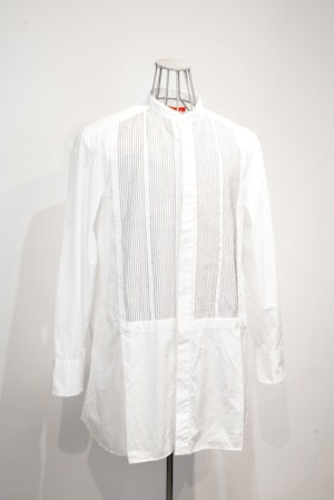 Any where out of the world × ARCD /  Pin tuck Band coller Shirt     (221069)
