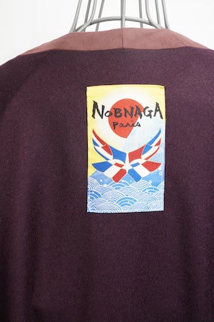 NOBNAGA Paris / ASYMMETRY NO-COLLAR REVERSIBLE COAT