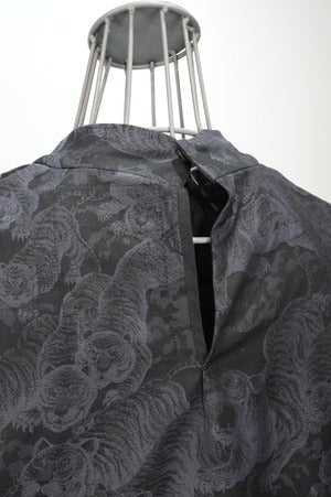 NOBNAGA Paris /Mock Neck Side Opening T-Shirt