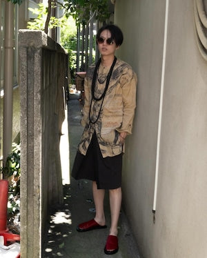 eofm / "Rudansa" hair calf sandals