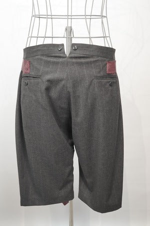NOBNAGA Paris / No-Tack Shorts with Separate Fabric Belt