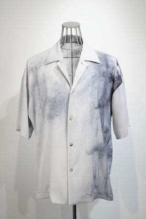 NOBNAGA Paris / OPEN COLLAR HALF SLEEVE SHIRT