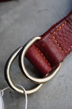 GUIDI /  BLT17  BISON FULL GRAIN  LEATHER BELT（221140）