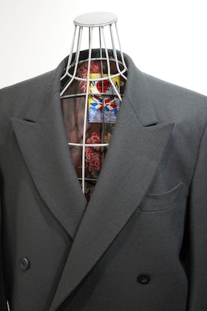 NOBNAGA Paris / Standing Collar Double Breasted Jacket