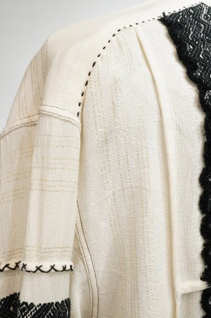 CURRENTAGE / A2544FB316　Jacquard Embroidered Shirt