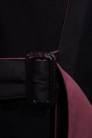 NOBNAGA Paris / ASYMMETRY NO-COLLAR REVERSIBLE COAT
