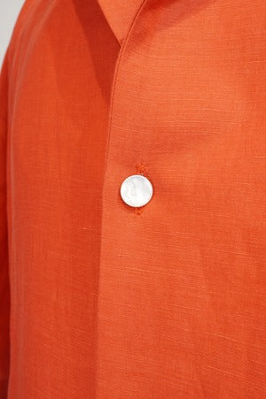 NOBNAGA Paris / OPEN COLLAR HALF SLEEVE SHIRT