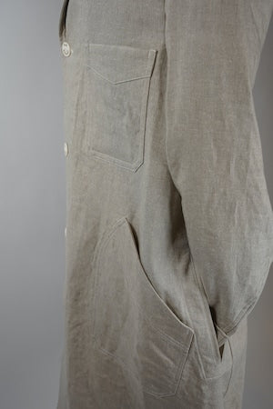 HS- Equipment （HAVERSACK）/ Original SASHIKO Linen Cotton Atelier Coat
