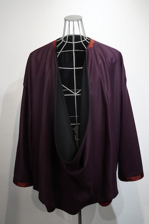 NOBNAGA Paris /  BIG-NECK REVERSIBLE PULL OVER