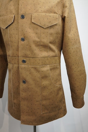 CLASS /  CCES09UNI Ultrasuede Print Bush Jacket