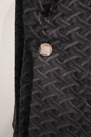 NOBNAGA Paris /  NJK-09 N251501 SHAWL COLLAR SINGLE 1B JACKET  (220916)