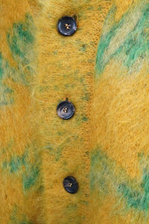 87 Avril 90 /  Tie-Dye Splash Mohair Cardigan