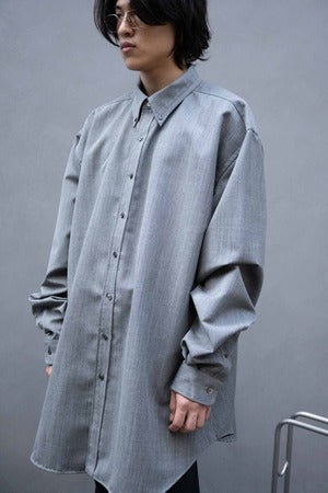 CLASS / CCFA02UNI  SHARKSKIN（LYRIA) Big Shirts  (221070)
