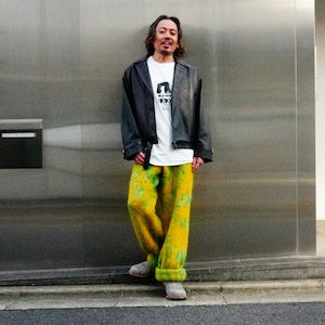 87 Avril 90 /  Tie-Dye Splash Mohair Pants