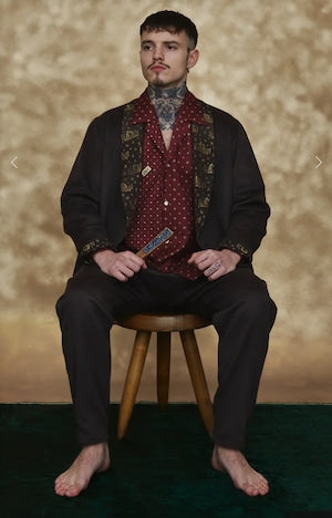 NOBNAGA Paris /  Shawl Collar Single Breasted Jacket