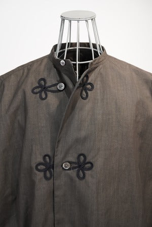 HAVERSACK / Dying Black Broadcloth (Japan Sumizome) Sleeping Shirt   (221040)