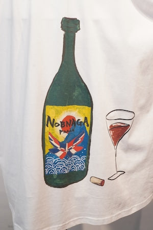 NOBNAGA Paris /  NOBNAGA Paris Iconic Wine Bottle Long T-Shirt (221089)