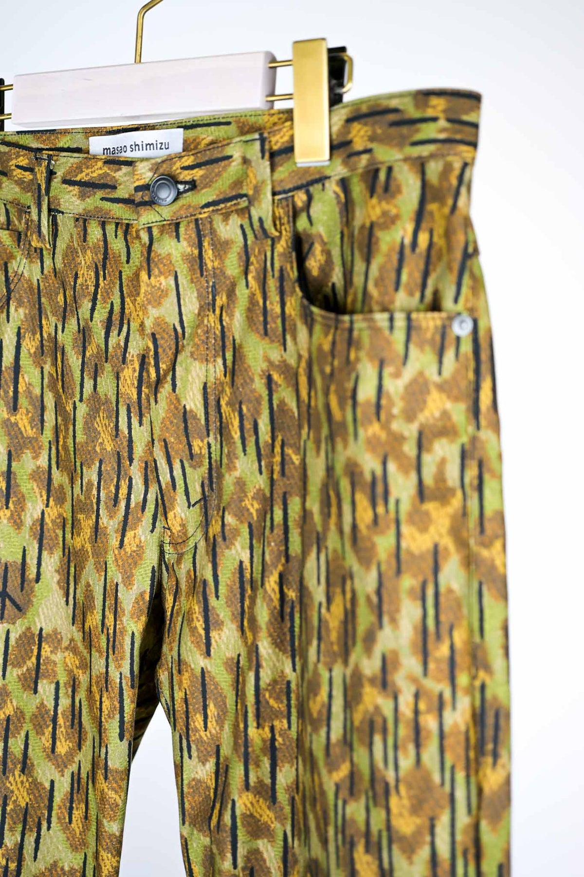 MA2608 Leopard Rain Drop Camo Flared Pants /  MASAO SHIMIZU　　（221357）