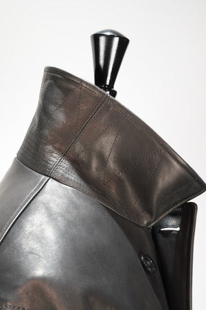 Copano86/Horse Leather Policeman Short Coat
