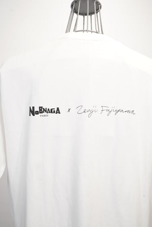 NOBNAGA Paris × Zenji Fujiyama /  Print T-Shirt  hikaritokage   (221058)