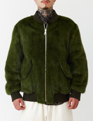 NOBNAGA Paris /  Mink Fur Rreversible MA-1Blouson   (220881)