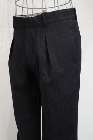m's braque /  COSTUME Tow Tucked Strip Pants