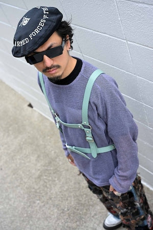 OPPOSE DUALITY   ’’Long Sleeve T-Shirts Mesh’’ 　(221190）