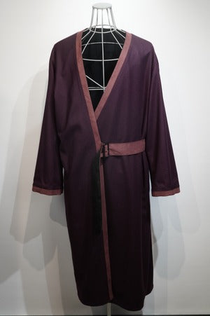NOBNAGA Paris / ASYMMETRY NO-COLLAR REVERSIBLE COAT
