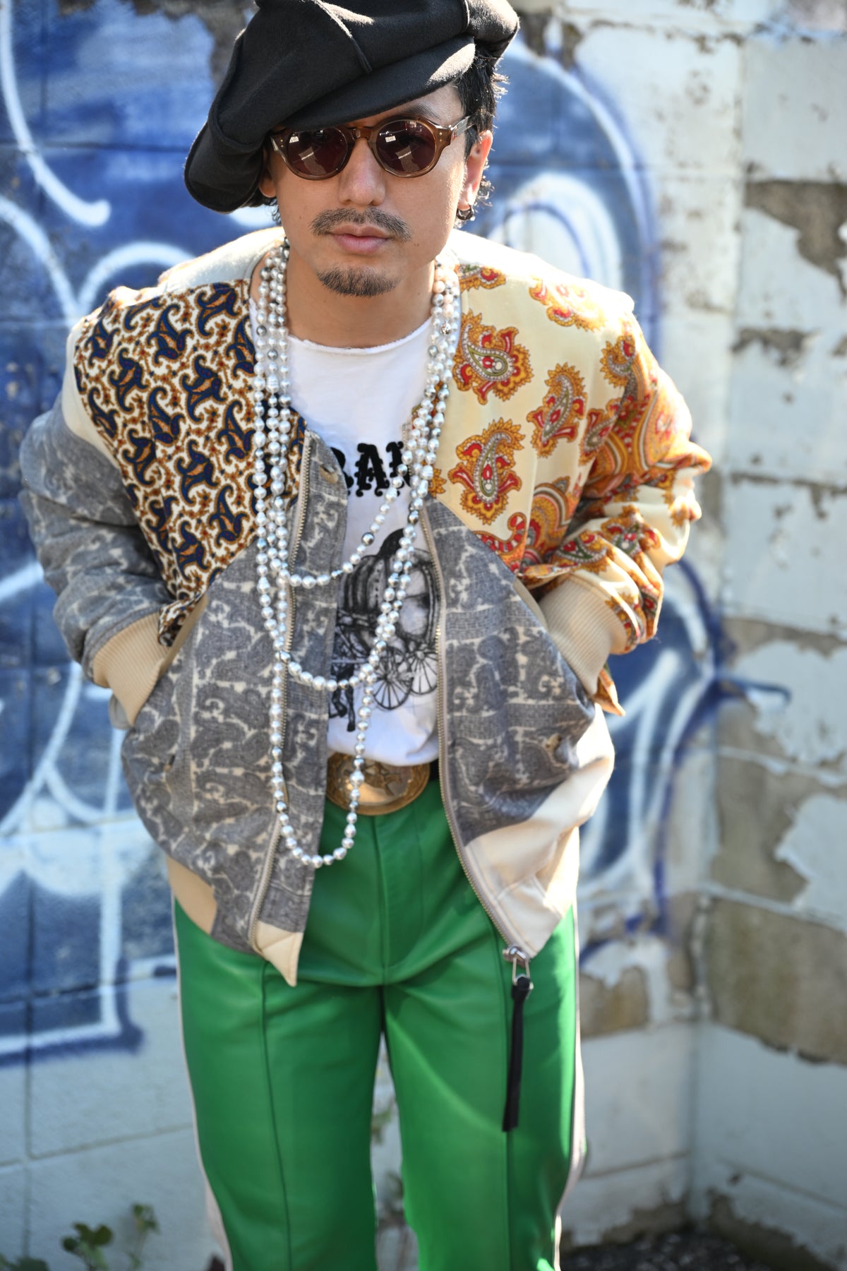Paisley PatchWork Blouson  /  MASAO SHIMIZU   (221360)