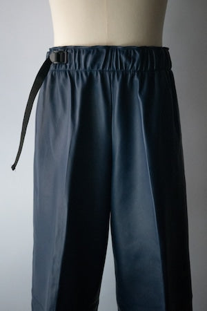 REVERBARATE / REV-24AW-LP01  LEATHER BELTED TROUSERS