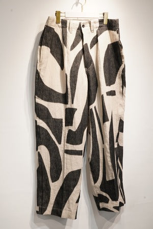 HAVERACK / Linen Jacquard Wide Pants ~Inspired by Henri Matisse~  (220966)