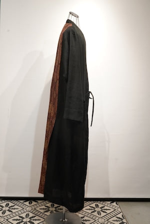 eofm / Linen long length coat   (220971)