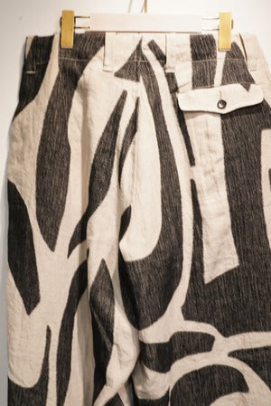 HAVERACK / Linen Jacquard Wide Pants ~Inspired by Henri Matisse~  (220966)