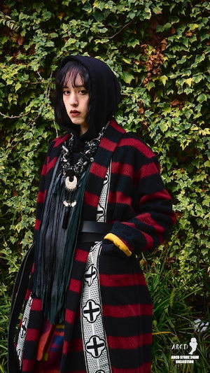 NOBNAGA Paris /  Taped Kimono Collar Coat（220826)