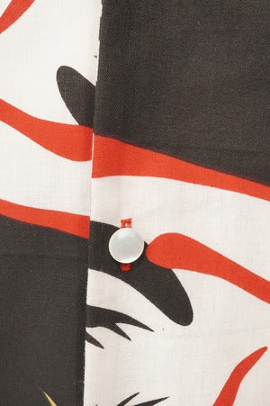 NOBNAGA Paris / Short-Sleeved Open-Collared Shirt