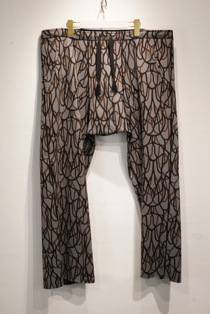 NOBNAGA Paris / SOFT SEAM REVERSIBLE SAROUEL BAGGY PANTS