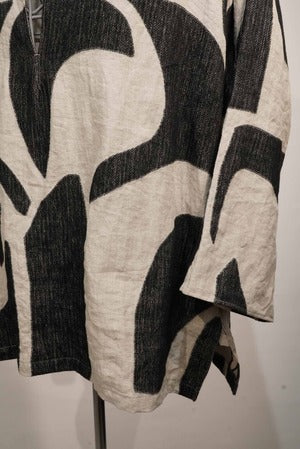 HAVERACK / Linen Jacquard Pull over Shirt ~Inspired by Henri Matisse~  (220967)
