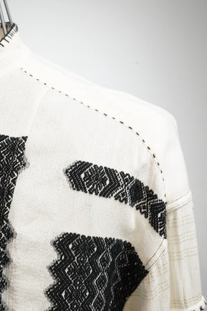 CURRENTAGE / A2544FB316　Jacquard Embroidered Shirt