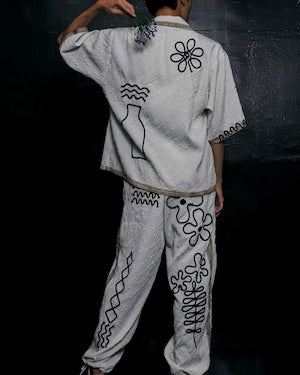EMAM Design / Easy pants with Embroidery Design