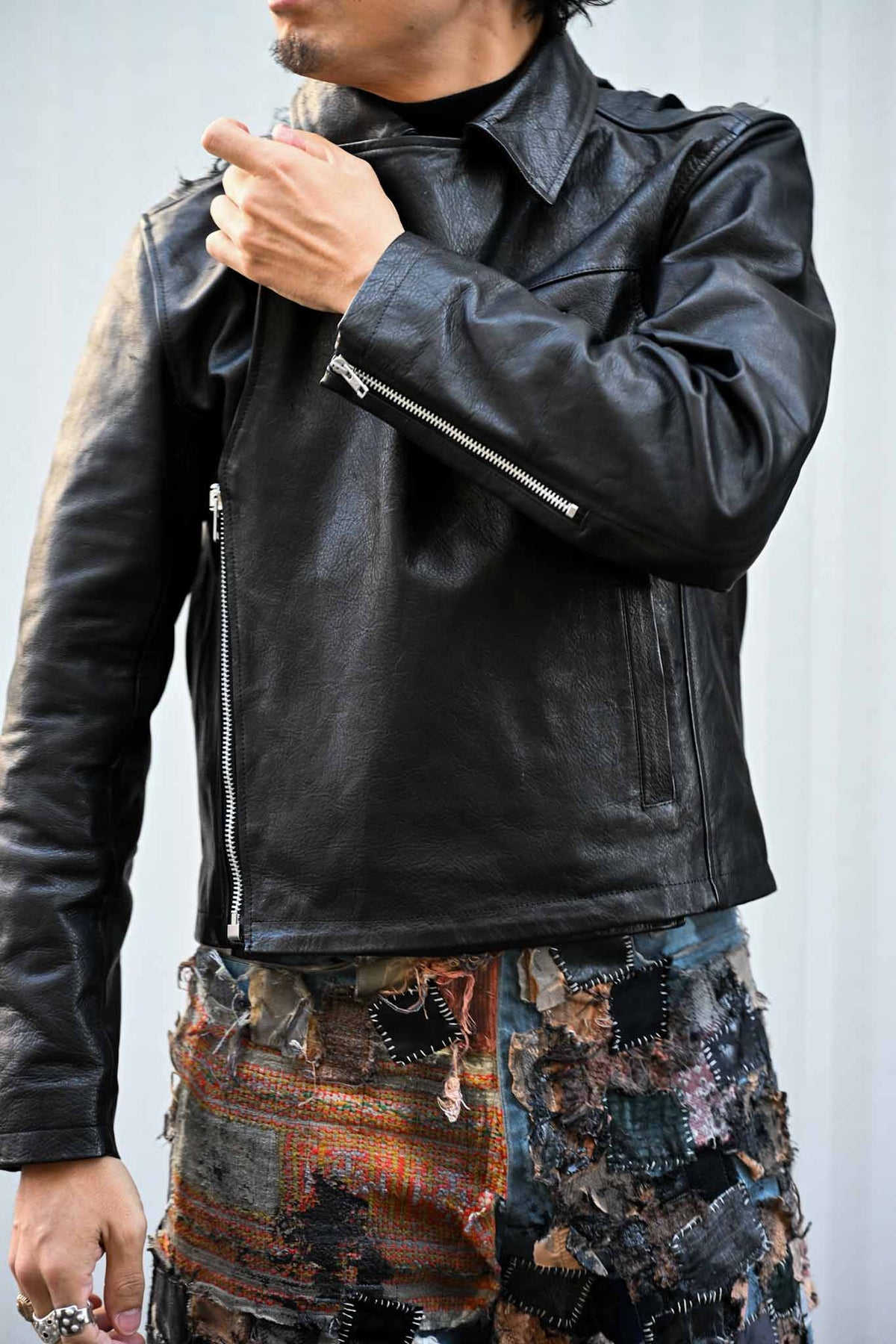 Slush Quilt Biker Jacket / eofm×ARC    (221355)