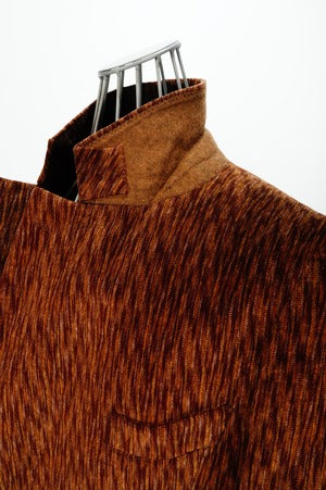 NOBNAGA Paris / Super Concave Shoulder Brown Corduroy Jacket