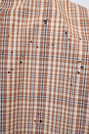 CLASS /  CCGSO5UNI  LAOSILK HAND EMBROIDERY BROKEN CHECK (LYRIA)     (221180)